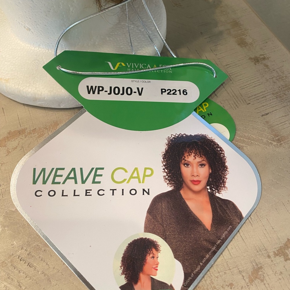 Weave Cap Collection Unit By Vivica Fox w/Spiral Curl and Shoulder Length Style